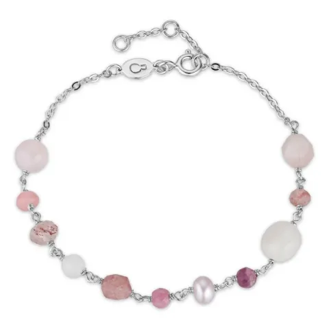 pink Armband aus Silber x 6,5 mm
