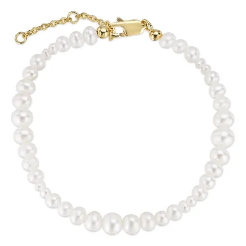 Verschiedenen Größen Armband mit Süßwasserperle