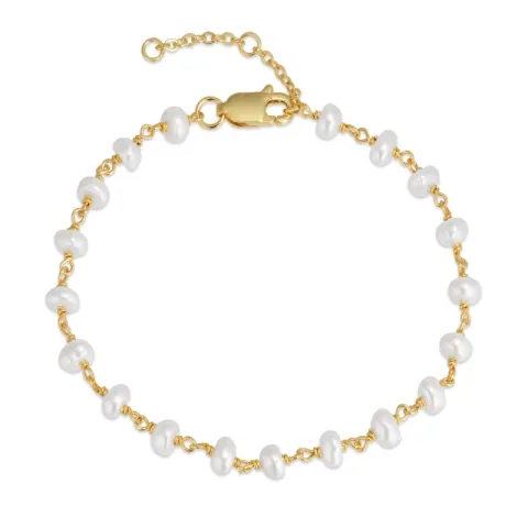 4 mm Armband mit Süßwasserperle