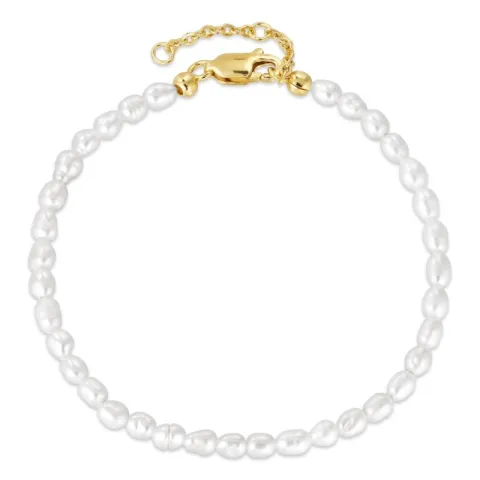 3,5 mm Armband mit Süßwasserperle