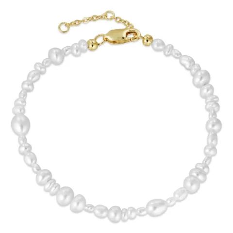 Verschiedenen Größen Armband mit Süßwasserperle