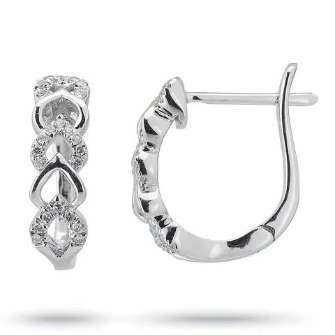 panzer Brillant Kreole in 14 Karat Gold mit Diamant 