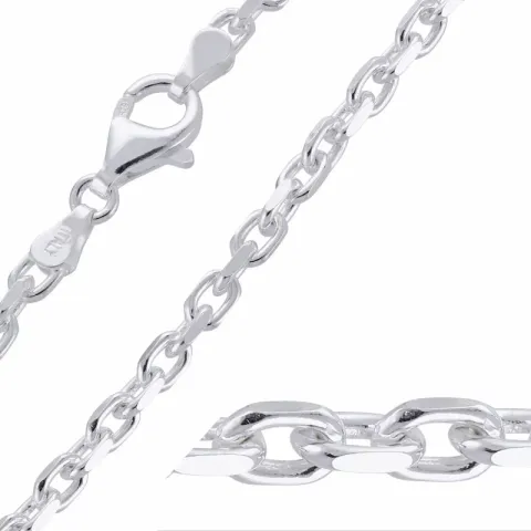 Elegant Ankerhalskette aus Silber 55 cm x 3,0 mm