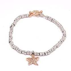 Kollektionsmuster Seestern Armband aus Silber