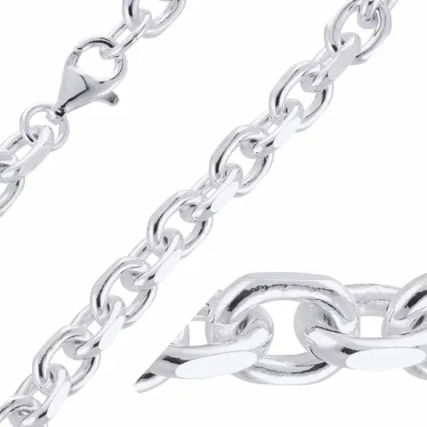 Karte Ankerhalskette aus Silber 45 cm x 6,6 mm