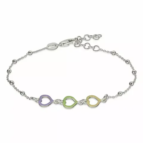 Herz Armband aus Silber und Herzförmiger Anhänger aus Silber