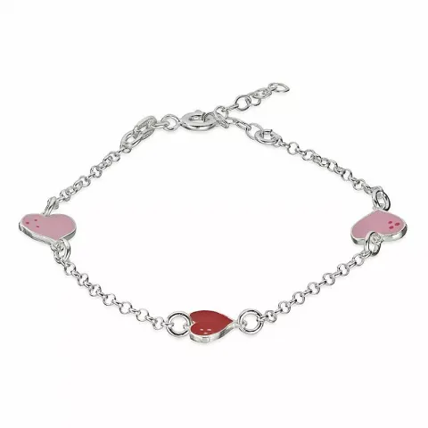 Herz Armband aus Silber und Herzförmiger Anhänger aus Silber