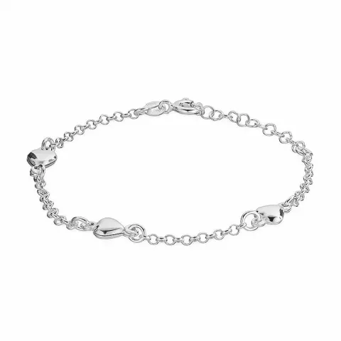 Herz Armband aus Silber und Herzförmiger Anhänger aus Silber