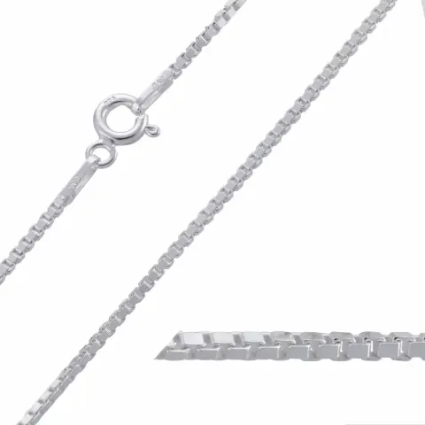Karte Veneziahalskette aus Silber 38 cm x 1,2 mm