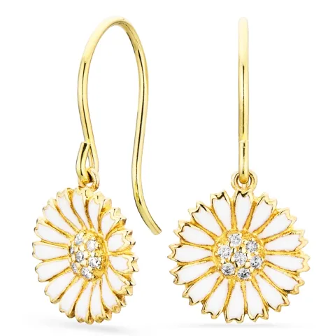 Marguerite Ohrringe in vergoldetem Silber