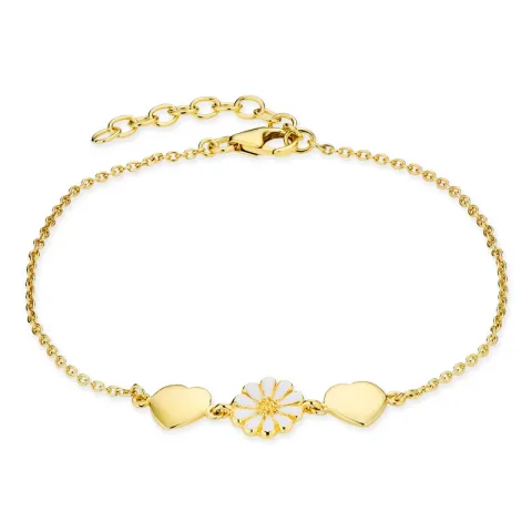 Marguerite Armband aus vergoldetem Sterlingsilber