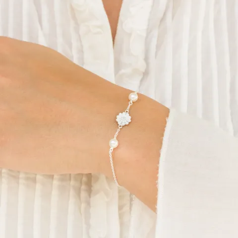 Marguerite Armband aus Silber