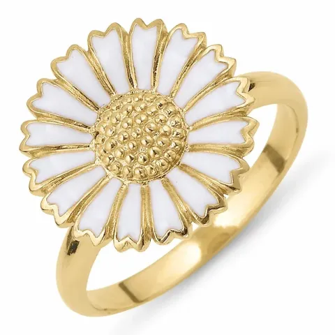 15 mm Marguerite Ring aus vergoldetem Sterlingsilber - Marie