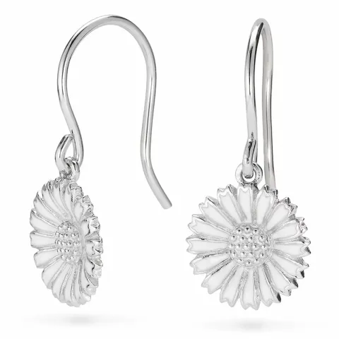12 mm Marguerite Ohrringe in Silber - Marie