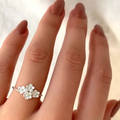 Marguerite Ring aus Silber