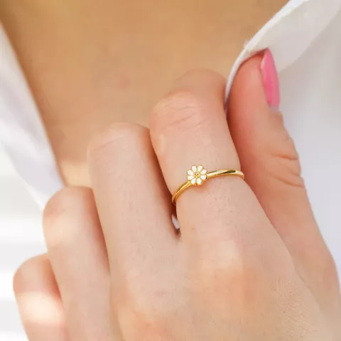 Marguerite Ring aus vergoldetem Sterlingsilber