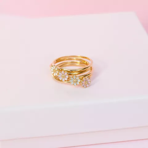 Marguerite Ring aus vergoldetem Sterlingsilber