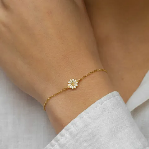 Marguerite Armband aus vergoldetem Sterlingsilber