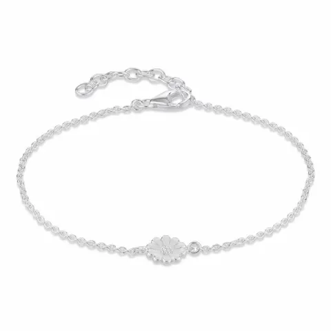 Marguerite Armband aus rhodiniertem Silber