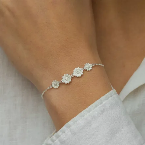 Marguerite Armband aus Silber