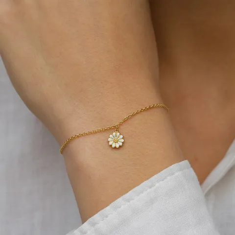 Marguerite Armband aus vergoldetem Sterlingsilber