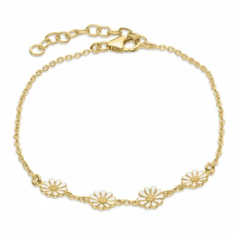 Kollektionsmuster Marguerite Armband aus vergoldetem Sterlingsilber