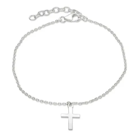 Kreuz Armband aus Silber