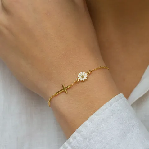 Marguerite Armband aus vergoldetem Sterlingsilber