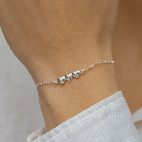 Herz Armband aus Silber