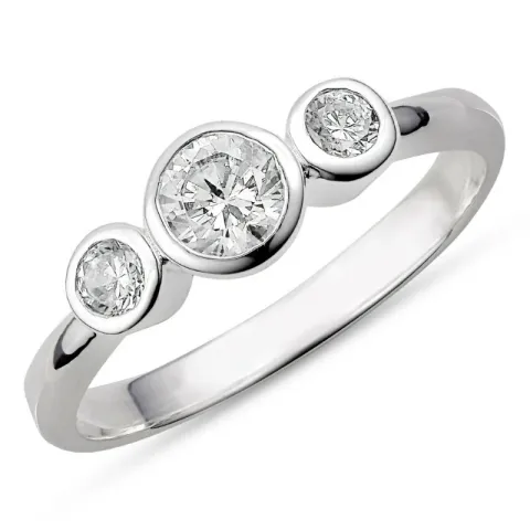 Zirkon Ring aus Silber