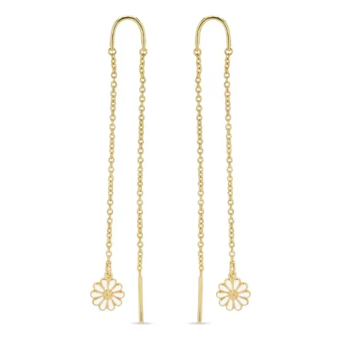 Marguerite ketten ohrringe in vergoldetem Sterlingsilber - Maggie