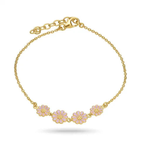 Marguerite violettem Armband aus vergoldetem Sterlingsilber - Maggie
