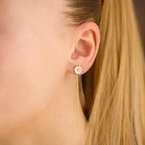 Marguerite Ohrstecker in vergoldetem Silber - Maggie
