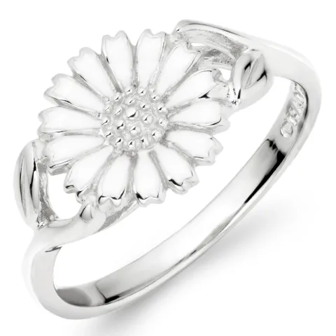 10 mm Marguerite Ring aus Silber - Marie