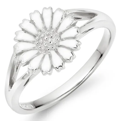 10 mm Marguerite Ring aus Silber - Marie