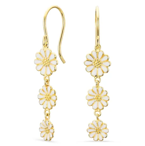 Marguerite Ohrringe in vergoldetem Silber