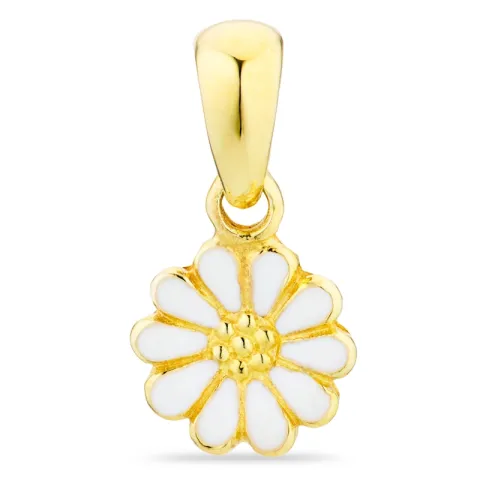 Marguerite Anhänger aus vergoldetem Sterlingsilber
