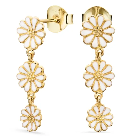 Marguerite Ohrringe in vergoldetem Silber - Maggie