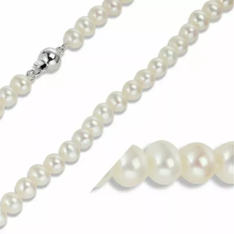 45 cm weißem aa-qualität perlenkette mit süßwasserperle.