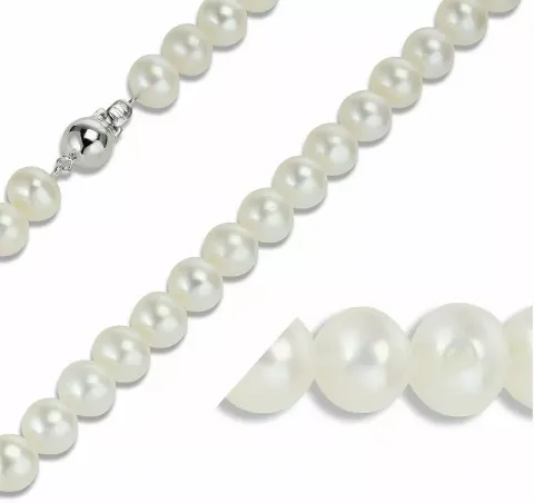 45 cm weißem aa-qualität perlenhalskette mit süßwasserperle.