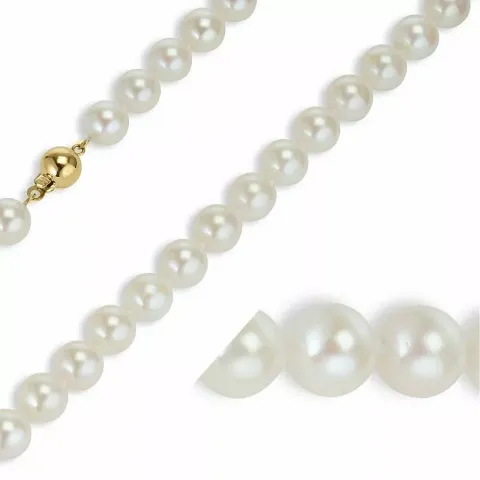 45 cm weißem a-qualität perlenkette mit japanisch akoya perlen.