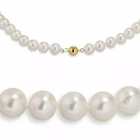 45 cm weißem a-qualität perlenkette mit .