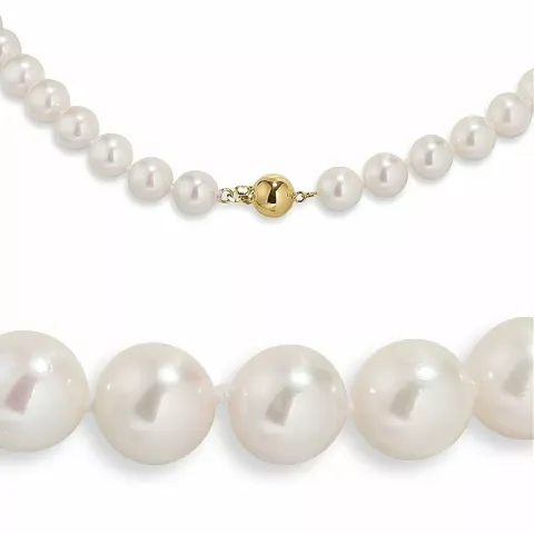 45 cm weißem a-qualität perlenkette mit .