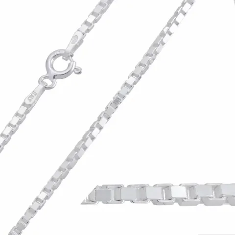 Elegant Veneziahalskette aus Silber 50 cm x 1,6 mm