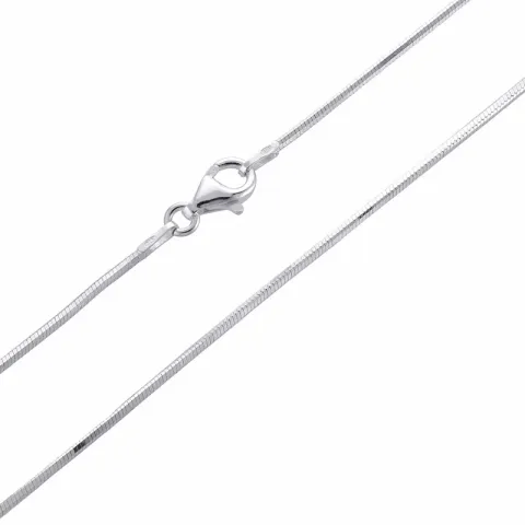 Karte Schlangenhalskette aus Silber 38 cm x 1,2 mm
