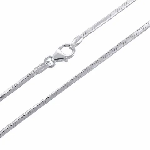 Schlangenhalskette aus Silber 55 cm x 1,6 mm