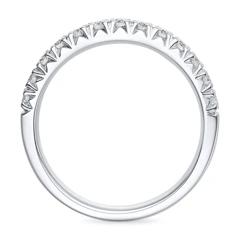 Diamant memoirering in 14 karat weißgold 0,50 ct