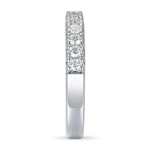 Diamant memoirering in 14 karat weißgold 0,50 ct