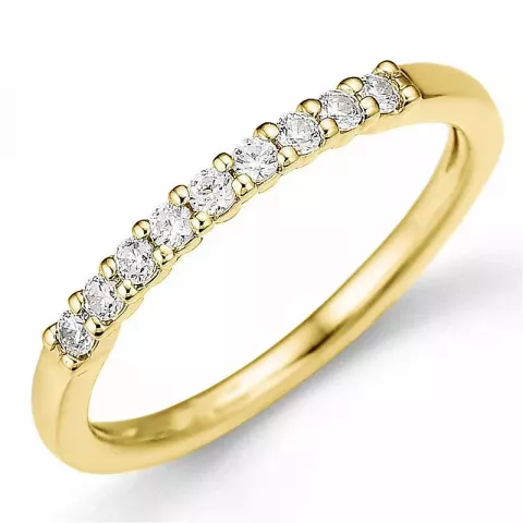 Diamant Memoirering in 14 Karat Gold 0,21 ct