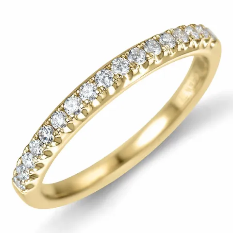 Diamant memoirering in 14 karat gold 0,26 ct